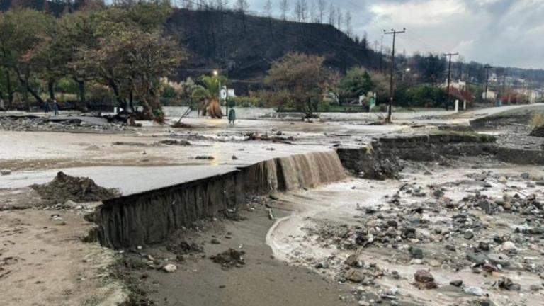 Βόρεια Εύβοια: Μετά την καταστροφική φωτιά, ήρθε η καταστροφική πλημμύρα 