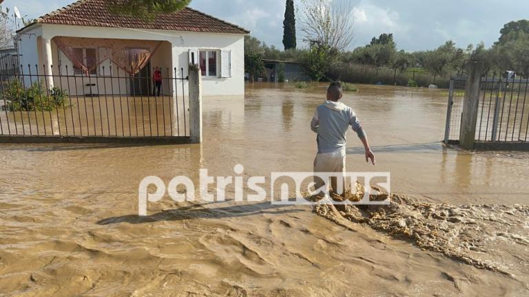 Το κύμα κακοκαιρίας «σφυροκοπά» την Ηλεία – Απεγκλωβισμός μαθητών στο Δημοτικό Βαρθολομιού