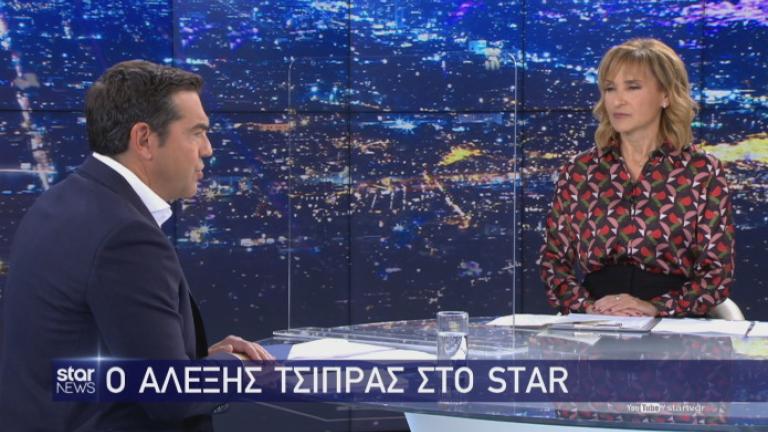 Συνέντευξη Τσίπρα στο κεντρικό δελτίο ειδήσεων του Star