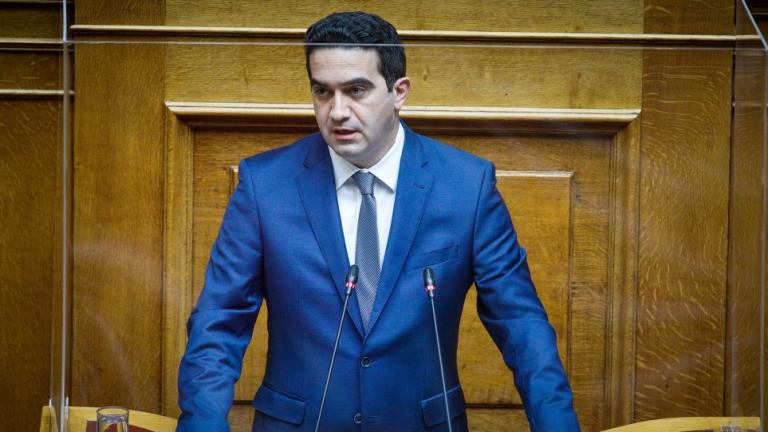 O βουλευτής Ηλείας Μιχάλης Κατρίνης επικεφαλής της Κοινοβουλευτικής Ομάδας του ΚΙΝΑΛ