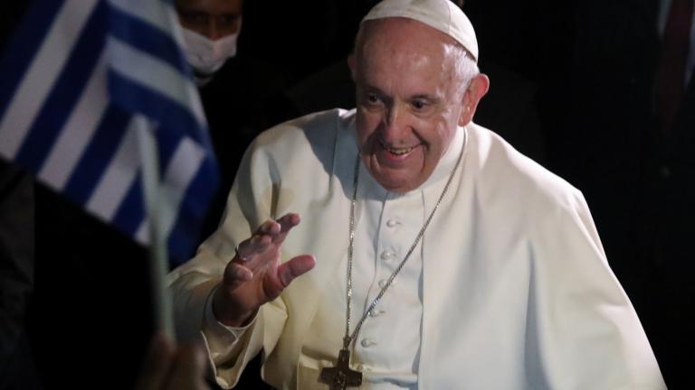 Ο Πάπας Φραγκίσκος στη Λέσβο - Στον καταυλισμό στο Καρά Τεπέ