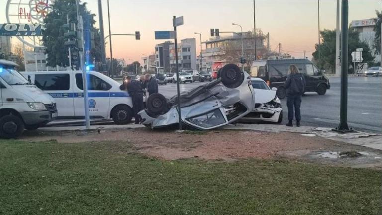 Σοβαρό τροχαίο στην Αλίμου (ΦΩΤΟ)