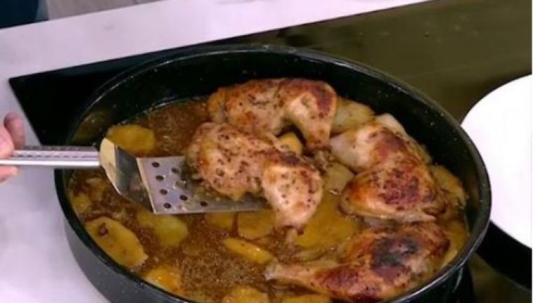 Μπουτάκια κοτόπουλο στο φούρνο με πετιμέζι