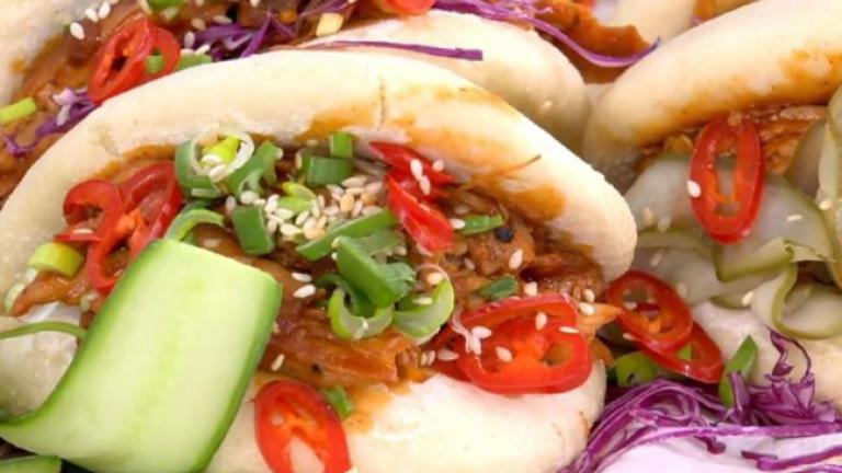 Bao Buns με χοιρινό 