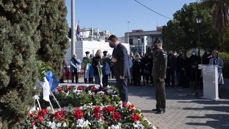 Παρουσία ΥΦΕΘΑ Νικόλαου Χαρδαλιά στην εκδήλωση μνήμης για τους 63 Πεσόντες Αεροπόρους του Αεροσκάφους C-130 στο Όρος Όθρυς