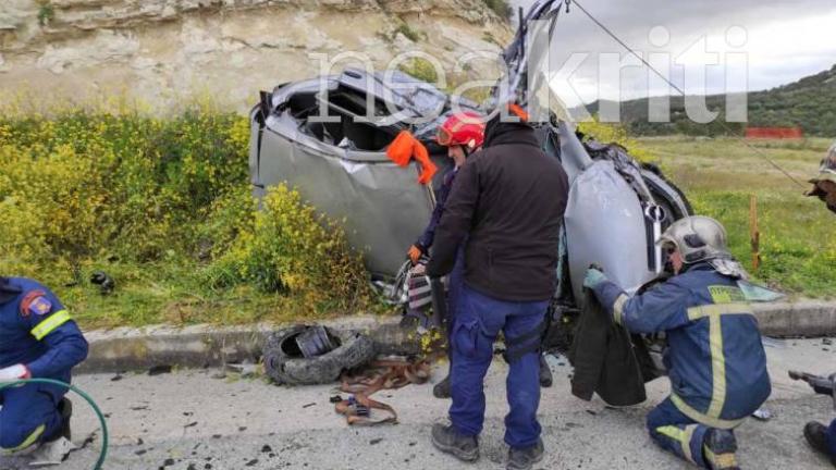 Ηράκλειο: Θανατηφόρο τροχαίο με θύματα έναν 23χρονο και μια 51χρονη