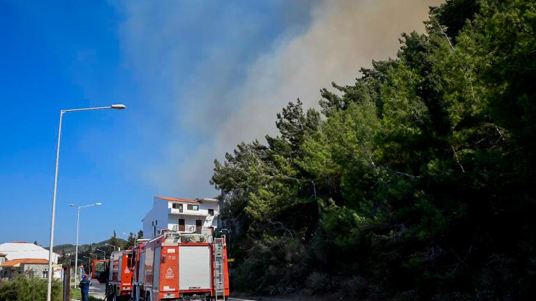 Ενισχύονται οι δυνάμεις για την κατάσβεση πυρκαγιάς στη Σάμο - Καταγγέλλουν εμπρησμό 