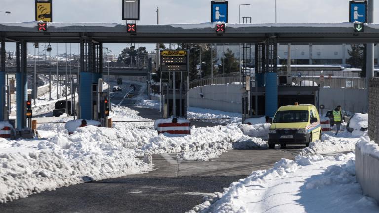 Αττική Οδός - Κακοκαιρία «Φίλιππος»: Απαγόρευση κυκλοφορίας βαρέων οχημάτων στον αυτοκινητόδρομο