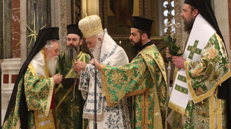 Κυριακή των Βαΐων στον Ιερό Μητροπολιτικό Ναό Αθηνών