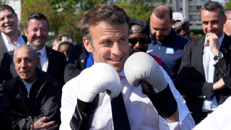 Γαλλία- προεδρικές εκλογές: Με γάντια του μποξ ο Μακρόν - «Για μένα τίποτα δεν έχει κριθεί» 