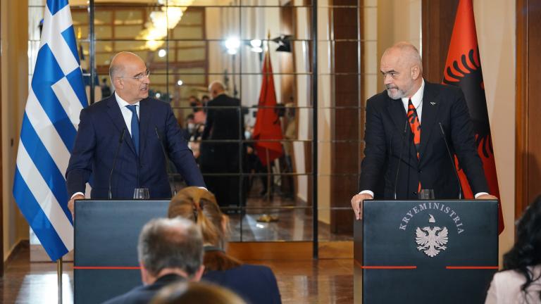 Νίκος Δένδιας με τον Έντι Ράμα