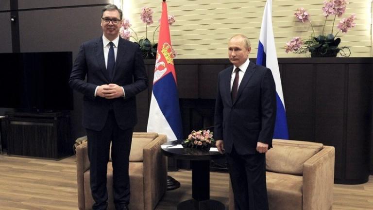 Πούτιν και Βούτσιτς συμφώνησαν για τη συνέχιση του εφοδιασμού της Σερβίας με ρωσικό φυσικό αέριο