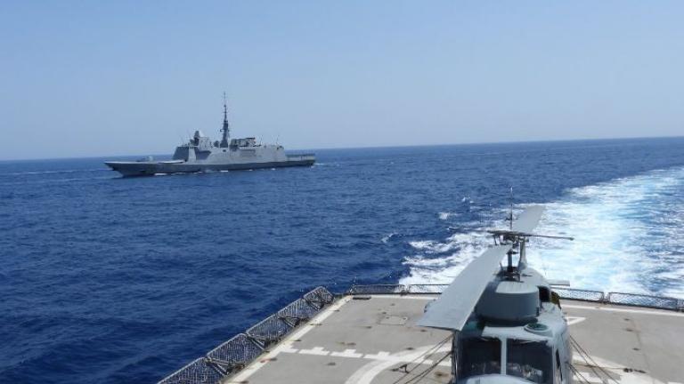 Συνεκπαίδευση ελληνικών πλοίων με τη δύναμη του ΝΑΤΟ