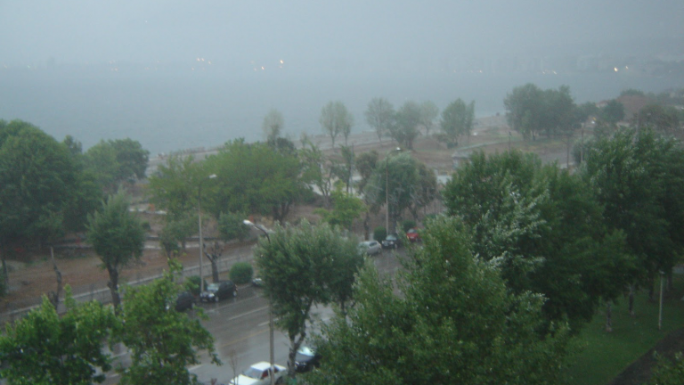 Ζημιές από το μπουρίνι στην Θεσσαλονίκη