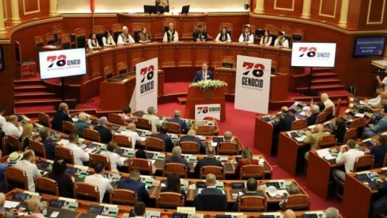 Εκδήλωση μίσους κατά της Ελλάδος από τους ναζί τσάμηδες στην Αλβανική Βουλή