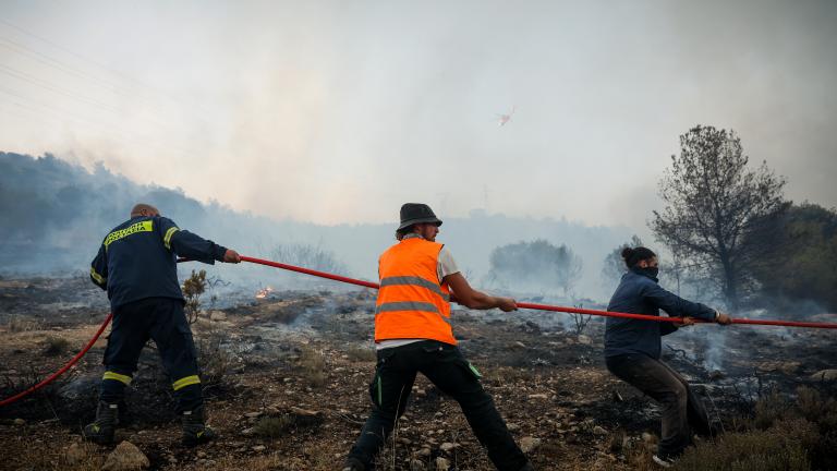 Φωτιά στον Πύργο: Σε εξέλιξη βρίσκεται πυρκαγιά σε δασική έκταση