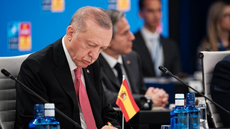 O Ταγίπ Ερντογάν 