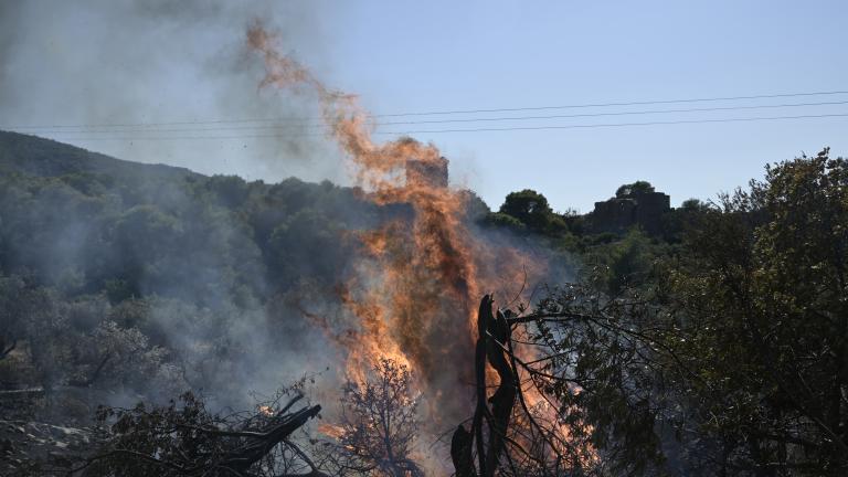 φωτια τωρα στις Σερρες 