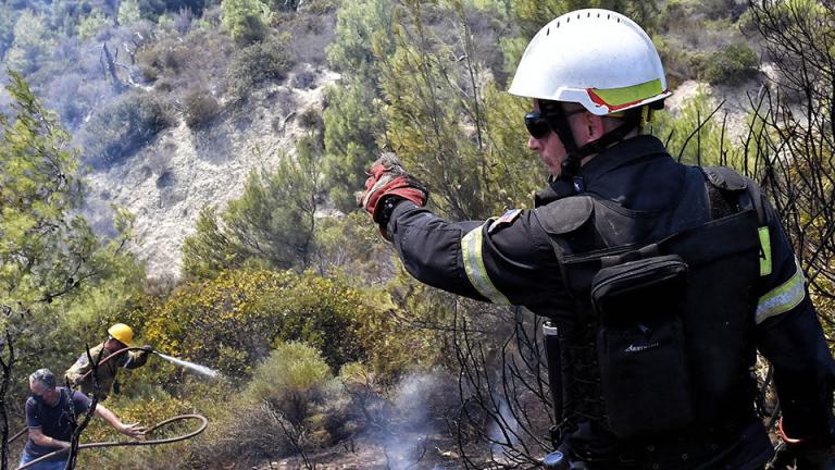 Φωτιά τώρα στη Σαγιάδα Θεσπρωτίας