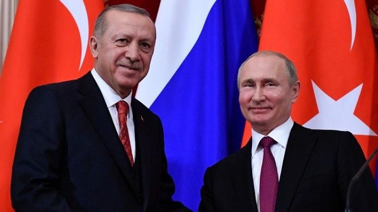 Αιφνιδιαστική συνάντηση Ερντογάν - Πούτιν στο θέρετρο Σότσι 