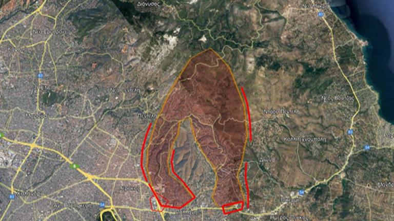 Χαρτης φωτιας Πεντέλη