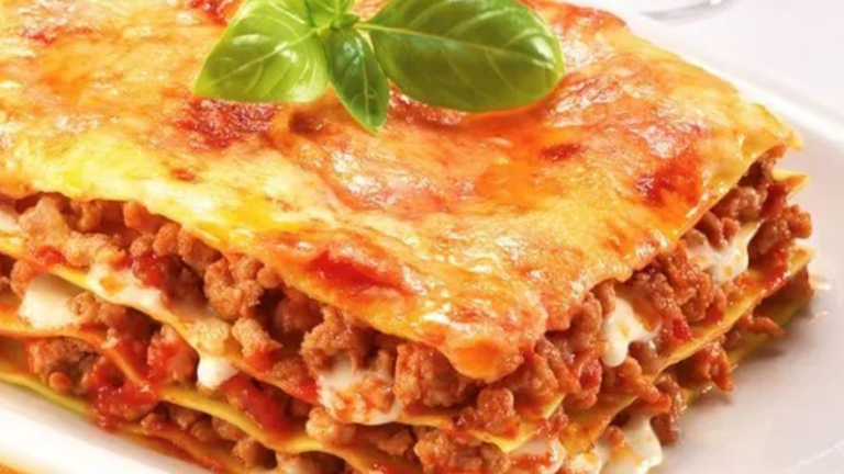 Λαζάνια με κιμά στον φούρνο