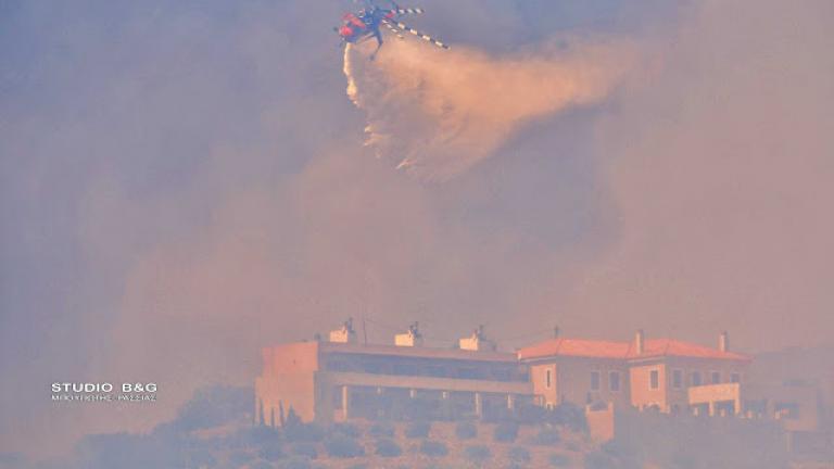 Φωτιά στην περιοχή Πυργιώτικα της Αργολίδας