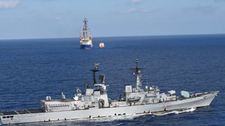 Οι Ιταλοί έστειλαν πολεμικό πλοίο να προστατεύσει το γεωτρύπανο της ΕΝΙ στο οικόπεδο «6» της Κυπριακής ΑΟΖ