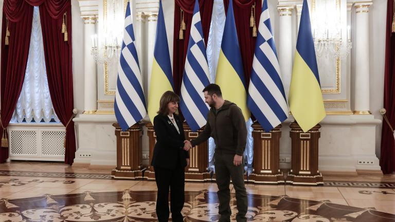 ΠτΔ: Αμέριστη η υποστήριξη και συμπαράσταση της Ελλάδας προς τον ουκρανικό λαό