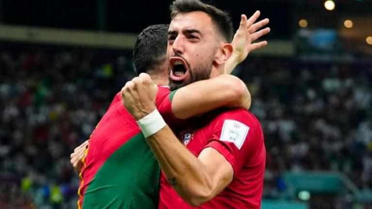 Πορτογαλία-Ουρουγουάη 2-0: Ο Μπρούνο την έστειλε στους «16» του κόσμου