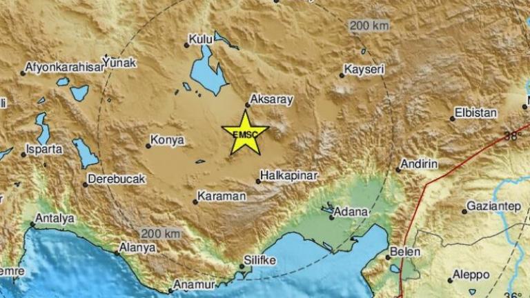 Σεισμός 5,5 Ρίχτερ στην κεντρική Τουρκία