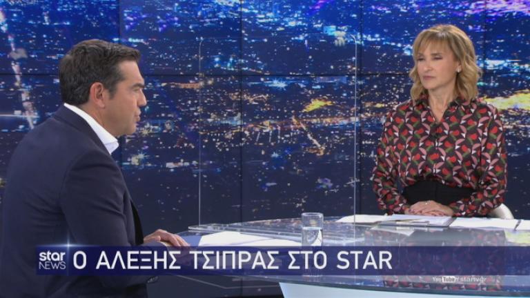 Συνέντευξη Τσίπρα στο κεντρικό δελτίο ειδήσεων του Star