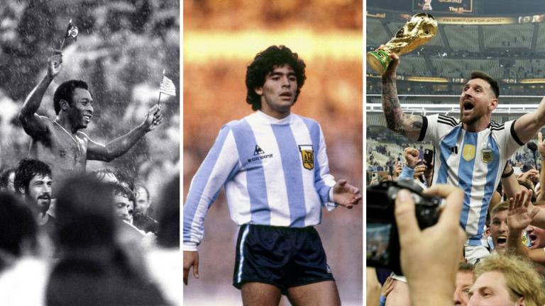 pele maradona messi