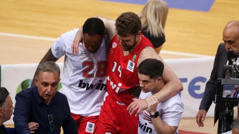 Ολυμπιακός: Γλίτωσε τα χειρότερα ο Βεζένκοφ - Αμφίβολος για το Game 3