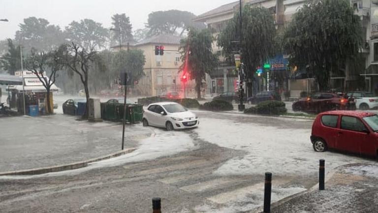 Ιωάννινα: Προβλήματα από την χαλαζόπτωση