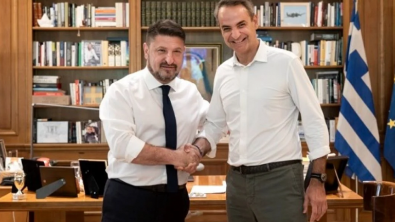  Συνάντηση Κ.Μητσοτάκη με τον υποψήφιο περιφερειάρχη Αττικής Ν. Χαρδαλιά 