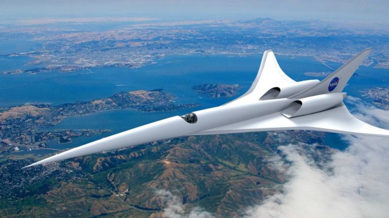 NASA supersonic plane.