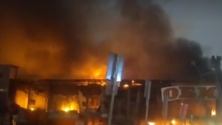 Ρωσία: Μεγάλη πυρκαγιά σε αποθήκη σε προάστιο της Μόσχας
