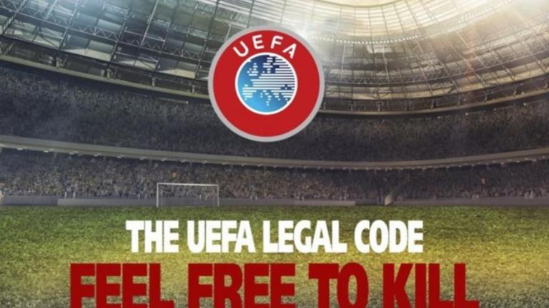  To viral σκίτσο για την UEFA - «Σκοτώστε ελεύθερα μέχρι μια μέρα πριν τον αγώνα…»