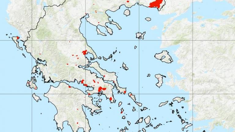 Κάηκαν 1,7 εκατ. στρέμματα σε 67 δασικές πυρκαγιές από την αρχή του έτους