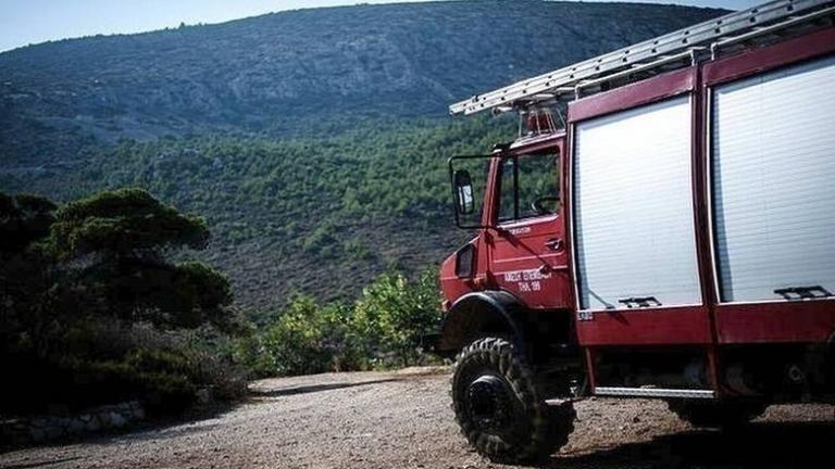 Υπό μερικό έλεγχο η πυρκαγιά σε αγροτοδασική έκταση στο Δελφίνι Χίου	