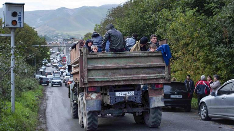Ναγκόρνο Καραμπάχ: Τα δύο τρίτα του πληθυσμού έχουν καταφύγει στην Αρμενία	