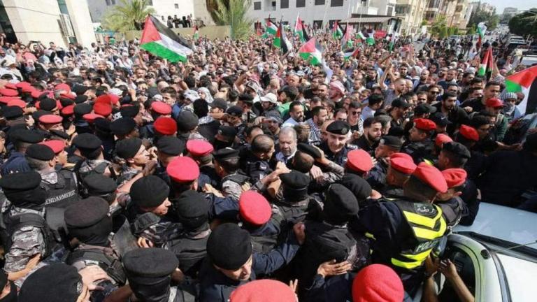 jordan palestine rally