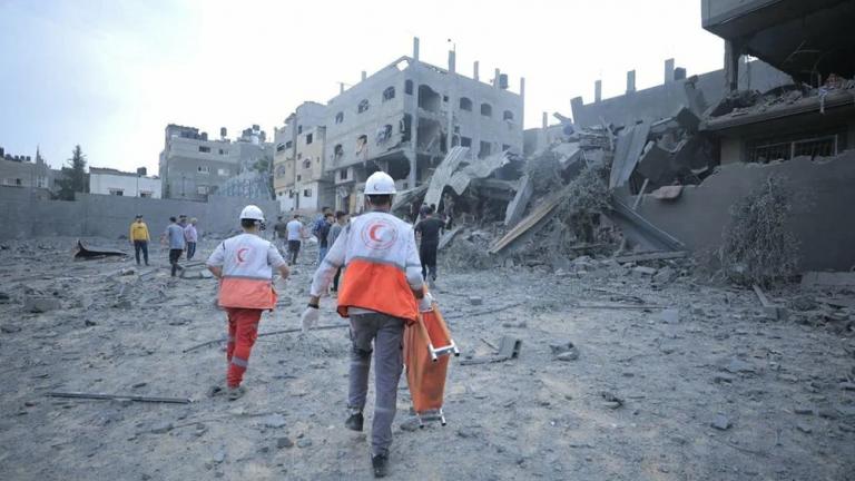 red cross gaza