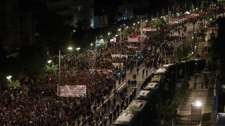 Επέτειος Πολυτεχνείου: Διαδηλωτές κατευθύνονται προς την πρεσβεία του Ισραήλ 