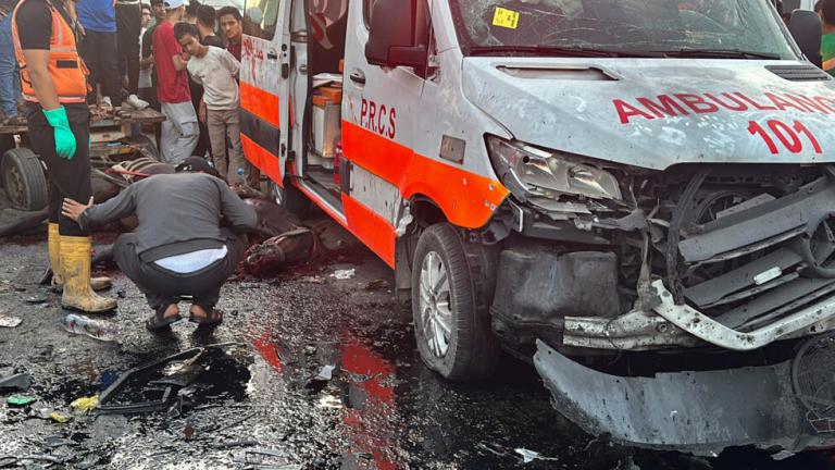 gaza ambulance