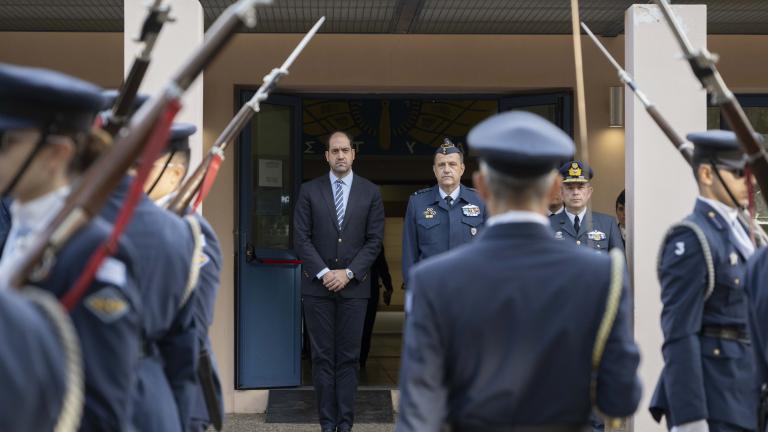 Τη Σχολή Μονίμων Υπαξιωματικών Αεροπορίας επισκέφθηκε ο ΥΦΕΘΑ Ι. Κεφαλογιάννης	