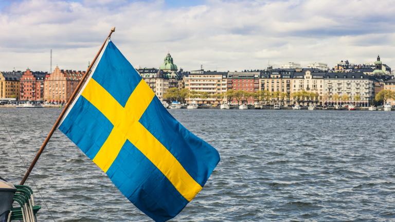 sweden flag stockholm