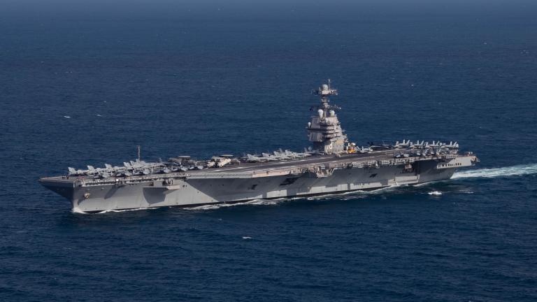 Στη Σούδα το Αμερικανικό αεροπλανοφόρο «USS Gerald Ford»