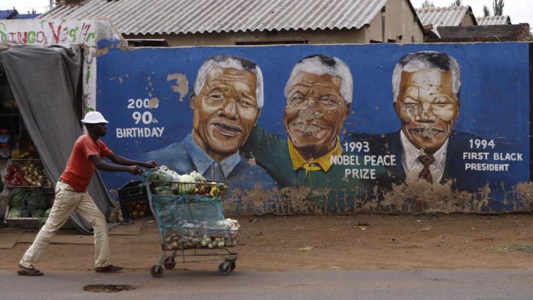 nelson mandela graffiti